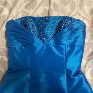 Brand new blue prom dress